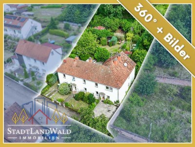Historisches Doppelhaus in Seenähe und Gartenparadies in Ludwigswinkel
