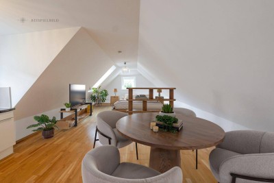 Charmante Dachgeschosswohnung in ruhiger Lage