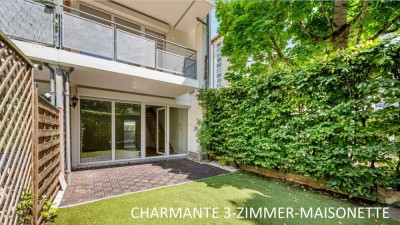 CHARMANTE 3-ZIMMER-MAISONETTE in ruhiger grüner Lage EUROPAVIERTEL