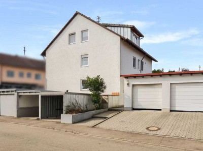 Alternative zum Haus: 4-Zimmer-Wohnung mit Garten, Garage und Carport in Benningen