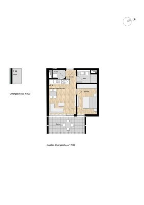 2-Zimmer Neubauwohnung mit Balkon