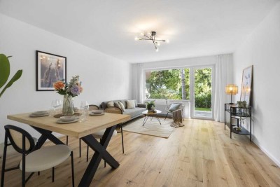 Hochwertig sanierte Erdgeschosswohnung mit großer Terrasse und TOP Lage auf dem Priwall