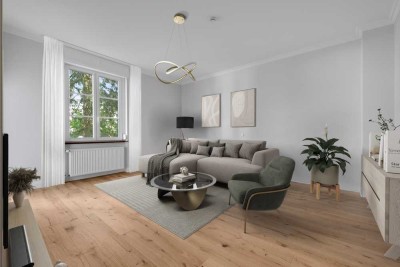 Helle und stilvolle 4-Zi. Altbauwohnung mit gehobener Ausstattung/EBK in begehrter Lage der SW-Stadt