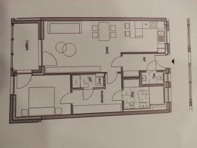 Attraktive und neuwertige 2-Raum-Wohnung mit gehobener Innenausstattung in Hildesheim
