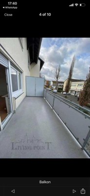 Geschmackvolle 2-Raum-Wohnung mit Balkon XXL und Einbauküche in Bad Vilbel