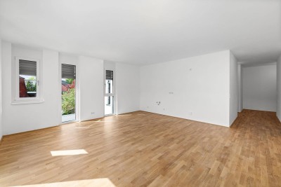 Moderner Erstbezug: Sonnige 5-Zimmer-Wohnung mit Balkon und Garten