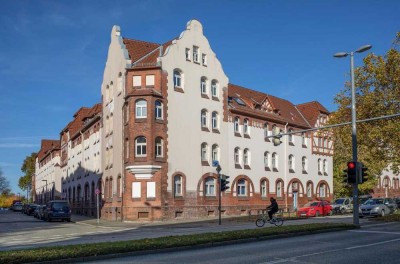 Helle 1-Zimmer-Dachgeschosswohnung in Kiel Gaarden-Ost