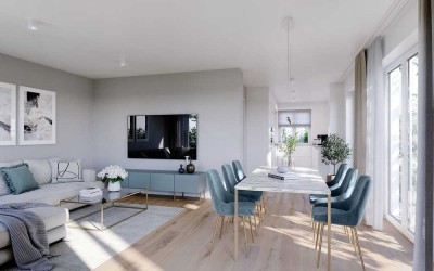 NEUBAU: Elegante Doppelhaushälfte mit 5 Zimmern im traditionsreichen Oberschleißheim