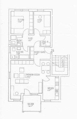 Gepflegte 3-Zimmer Erdgeschosswohnung mit Terrasse in Markdorf