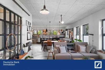 Design-Bungalow mit 287 m²: Wohnen & Arbeiten perfekt kombiniert