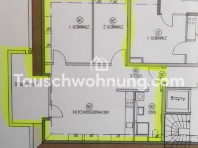 Tauschwohnung: Tauschen zentrumsnahe 3 Zimmerwohnung für 4-5 Zimmer