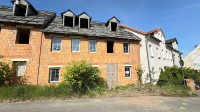 Reihenmittelhaus im Rohbauzustand in Hartha zu verkaufen