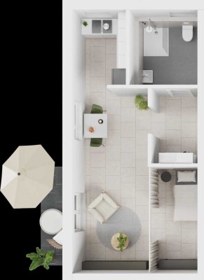 Neubau! Schöne seniorengerechte Erdgeschosswohnung mit Gartenanteil