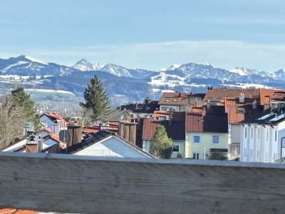 Penthouse-Wohnung mit fantastischem Rundblick auf die Alpen