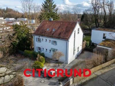 Dachau/Nahe weitläufiger Grünanlagen - Umfassend saniertes 3-Parteien-Haus mit sonnigem Garten