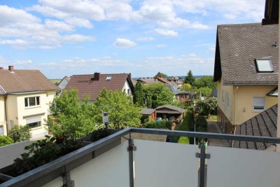 Möblierte 2-Raum-Wohnung in Kiedrich mit traumhafter Aussicht vom Balkon