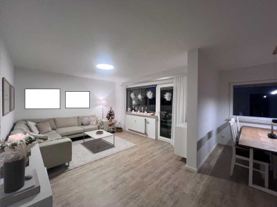 Schöne und modernisierte 3-Zimmer-Wohnung mit geh. Innenausstattung mit Balkon und EBK