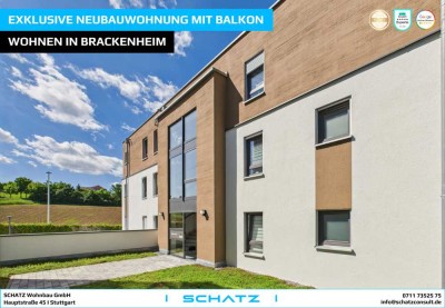 Lichtdurchflutete Neubauwohnung mit Balkon und Tiefgaragenstellplatz