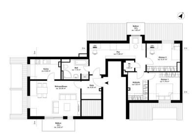 *** NEU Kopperboog.de 3-Zi.-NEUBAU-PENTHAUS MIT 2 DACHTERRASSEN, FAHRSTUHL UND TIEFGARAGE ***