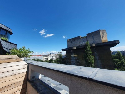 Dachgeschosswohnung mit Terrasse - Nähe Rochusmarkt!