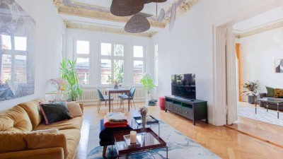 Kernsaniertes Altbaujuwel am Mauerpark – 3 Zimmer mit Balkon nahe Kulturbrauerei