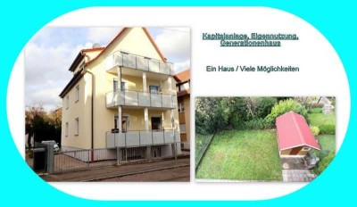 Kapitalanlage oder Eigennutzung ~Modernisiertes Mehrfamilien-/Generationenhaus in ruhiger Lage~