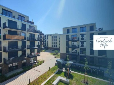 Wunderschöne 2-Zimmer-Terrassenwohnung mit Einbauküche im Neubauquartier 'Großherzog-Friedrich-Höfe'
