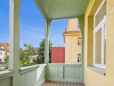 Sofort Frei ! 2-Zimmerwohnung mit Balkon & neuem Bad in Markkleeberg!