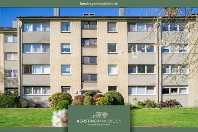 Frisch sanierte, gut geschnittene 3-Zimmerwohnung mit modernem Bad und schöner Sonnen-Loggia!