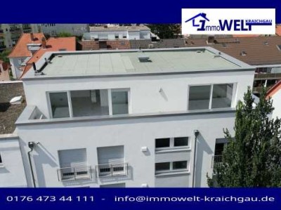 Moderne Penthousewohnung mit Privataufzug, Stellplatz und Dachbalkon