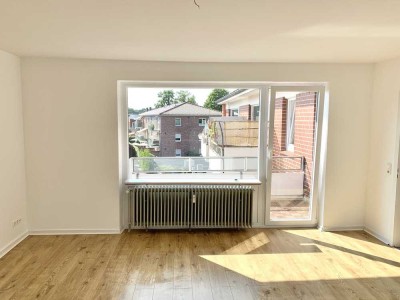 Renovierte 2,5 Zimmer-Wohnung mit Balkon.