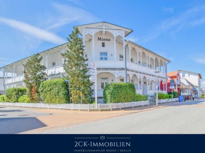 stilvoll und zentral: 3-Zimmer-Ferienwohnung im Hochparterre, 88 m², großer Balkon, Stellplatz inkl.