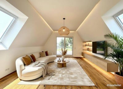 DACHTERRASSE: Sonnige 3-Zimmer-Wohnung mit Parkplatz in Liebenau - ERSTBEZUG