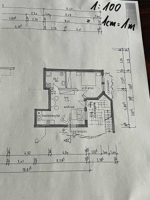 Stilvolle, gepflegte 2-Raum-Hochparterre-Wohnung mit EBK in Eriskirch
