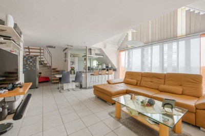 Helle & altersgerechte Maisonette-Wohnung mit großem Balkon in Bad Rappenau!