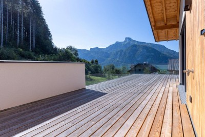 Neuer Preis!!! Sensationelles Penthouse mit 4 Zimmern, Seeblick, Badeplatz am Mondsee - Erstbezug, PROVISIONSFREI