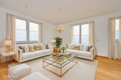 Traumhaftes Penthouse mit umlaufender Dachterrasse, 2 TG-Stellplätzen am "Alten Schlachthof"