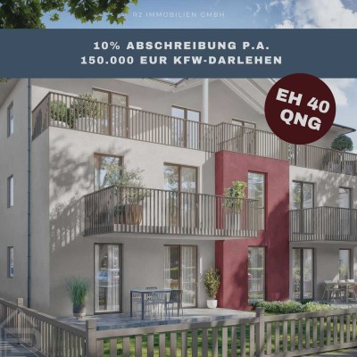 Neubau 3-ZW // EH40 QNG-zertifizierte Kapitalanlage für 4.000 €/m² – inkl. Erstvermietungsgarantie