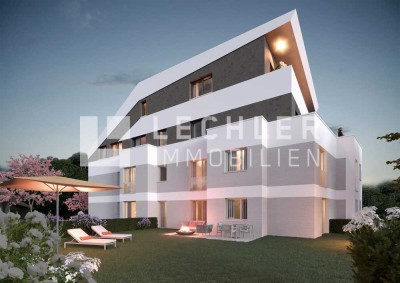 4-Zi.-Whg. mit Südbalkon und eigenem Gartenanteil