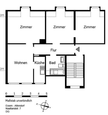 4-Zimmer-Wohnung in Essen Altendorf