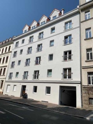 Attraktive und neuwertige 3-Raum-Wohnung mit gehobener Innenausstattung mit Balkon in Leipzig