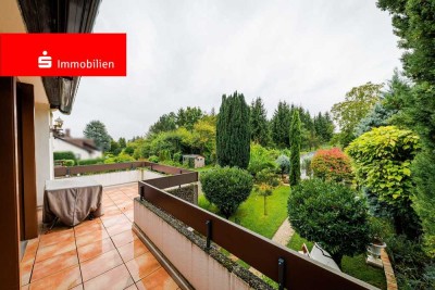 Bad Soden: Maisonette mit Gartenblick und Skylinepanorama – ruhig & zentral