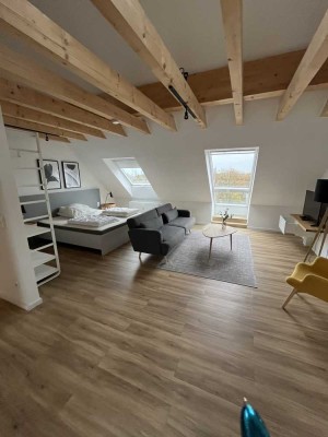 schickes, modernes 1 Raum Appartement im Dachgeschoss,  45 m²