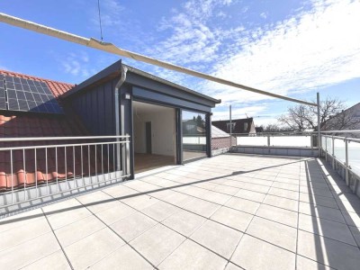 7223 - Exklusive Neubau Maisonettewohnung mit hochwertiger EBK, Dachterrasse, Gartenmitbenutzung!