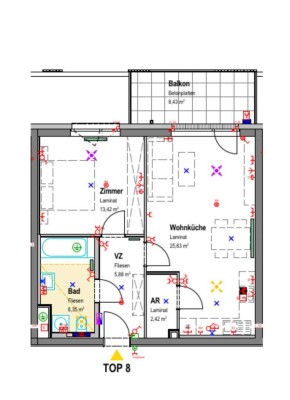 Junges Wohnen in Pernitz – zentral gelegene 2 Zimmerwohnung mit Balkon