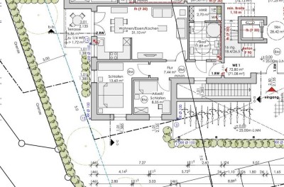 Moderne Erdgeschosswohnung mit Garten in Geldern
