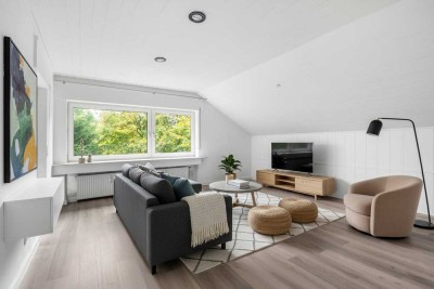 Hübsche 2-Zimmer-Wohnung mit grünem Ausblick.