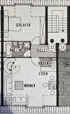 Cohnenhof tolle Maisonettwohnung 72 qm zu vermieten