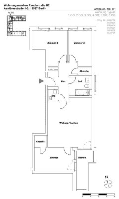 Familien-Wohnung mit Balkon und Wasserblick in Spandau