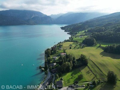 EXKLUSIVE LIEGENSCHAFT AM ATTERSEE | SEE &amp; BERGPANORAMA | DOPPELHAUSVILLA